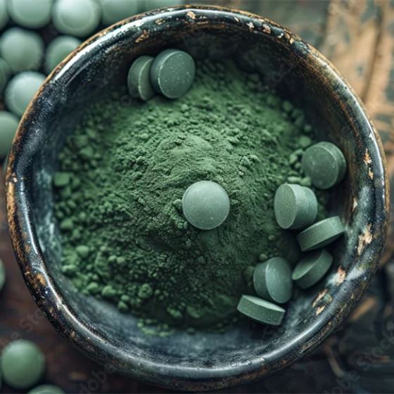 Ifu ya Spirulina y'ibimera yagenzuwe